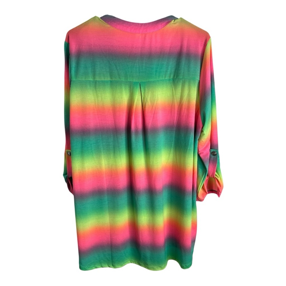 Scarlett Multicolor Striped Tunic - Picture 2 of 5